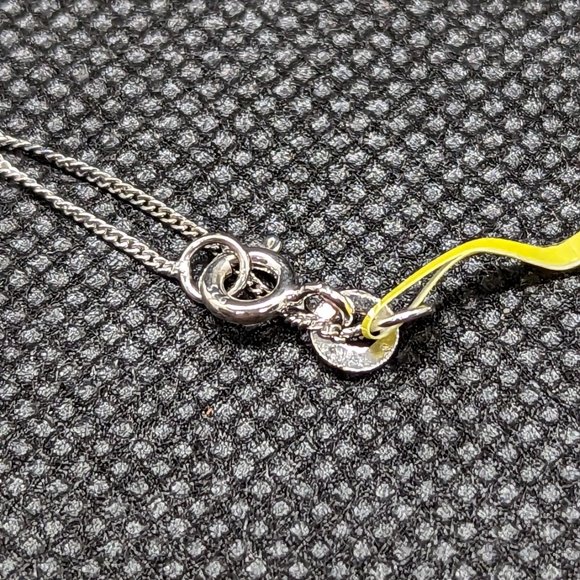 Sterling Silver Pear Shaped mystic treated color shifting topaz w chain - Picture 2 of 5